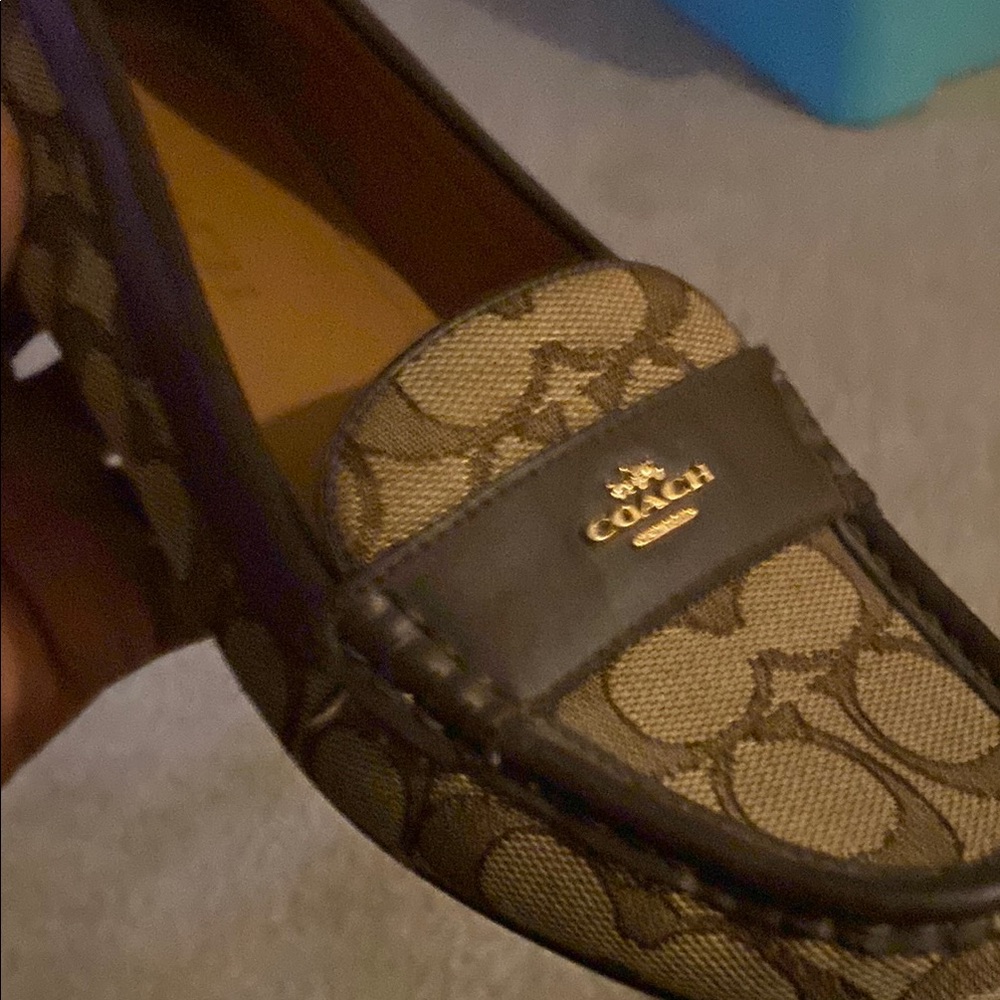 Coach Men's Brown Loafers - Picture 2 of 4
